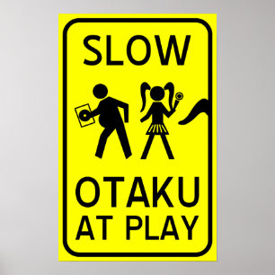 Póster Otaku lento