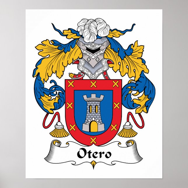 Póster Otero Family Crest (Frente)