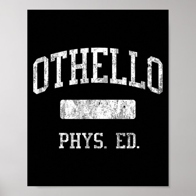 Póster Othello High School Hs Othello Wa Phys Ed  (Frente)