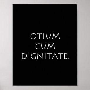 Póster Otium cum dignitate