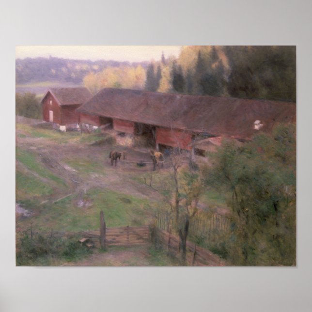 Póster Otoño, 1891 (Frente)