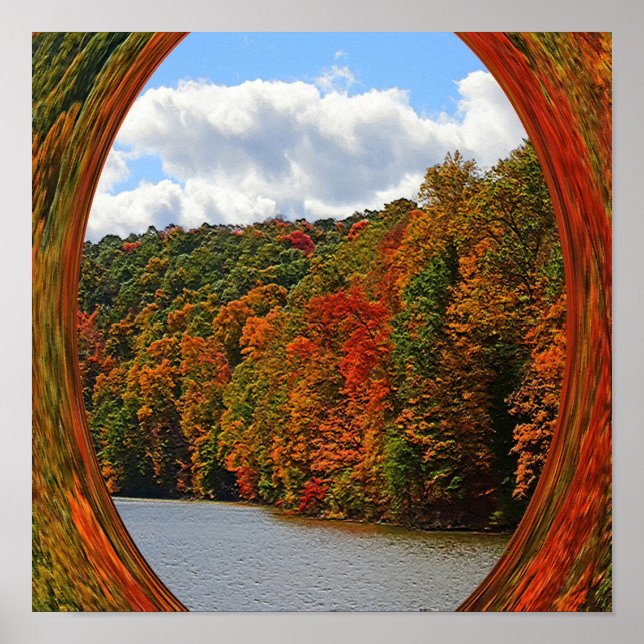 Póster Otoño de la costa este... (Frente)