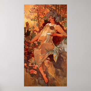 Póster Otoño de las cuatro estaciones