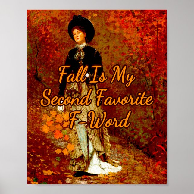 Póster Otoño de Winslow Homer (Frente)