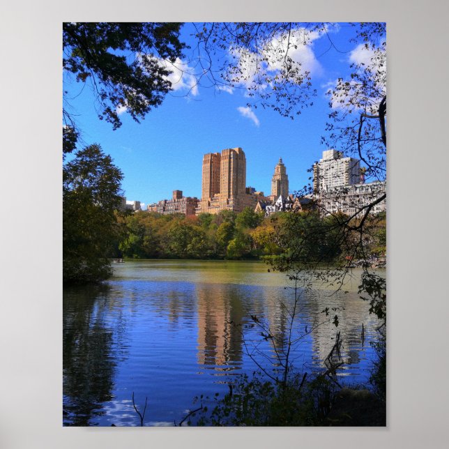 Póster Otoño del Parque Central de Nueva York (Frente)