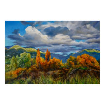 Otoño dorado en las montañas