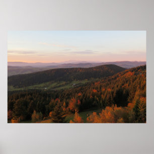 Póster Otoño en Beskids Polonia