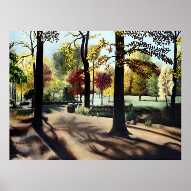 Póster Otoño en Branch Brook Park, NJ. (Frente)