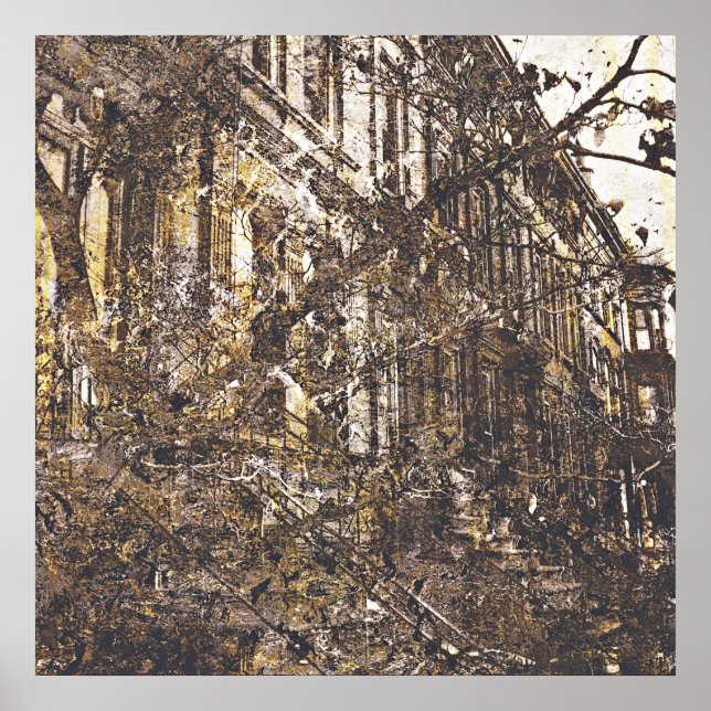 Póster Otoño en Brooklyn (Frente)