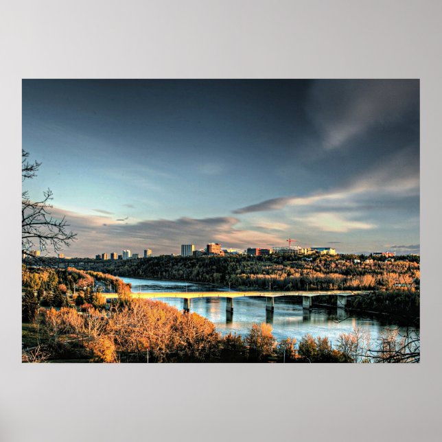 Póster Otoño en Edmonton (Frente)