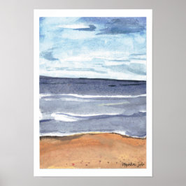 Póster Otoño en el Mar Báltico