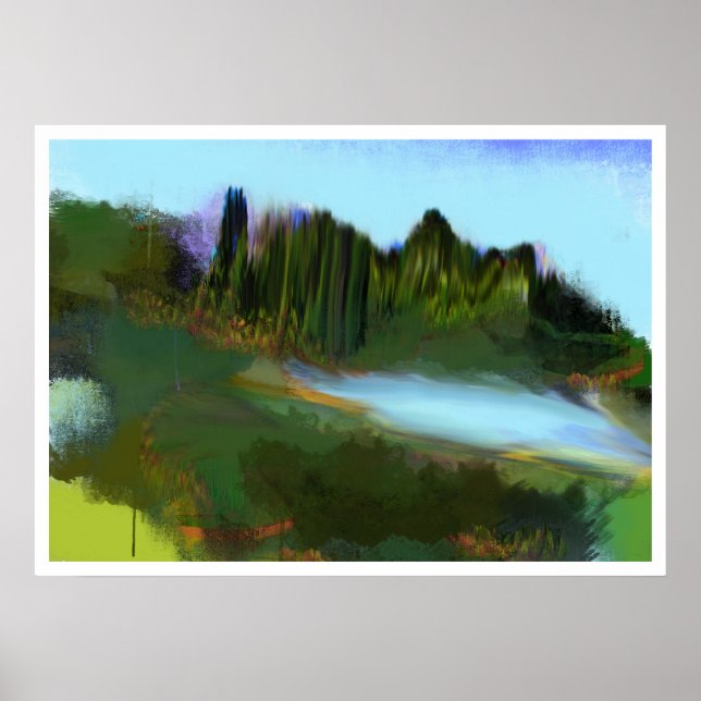 Póster Otoño en el parque (Frente)