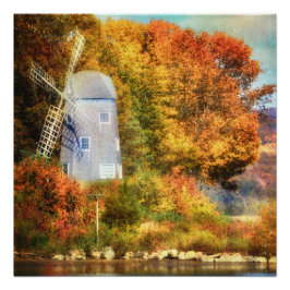 Póster Otoño En El Río