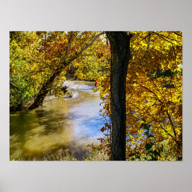 Póster Otoño En James River Bend (Frente)