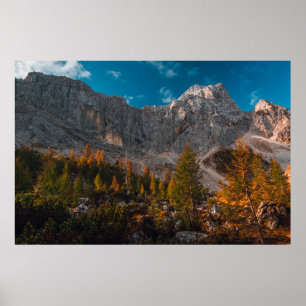Póster Otoño en las montañas