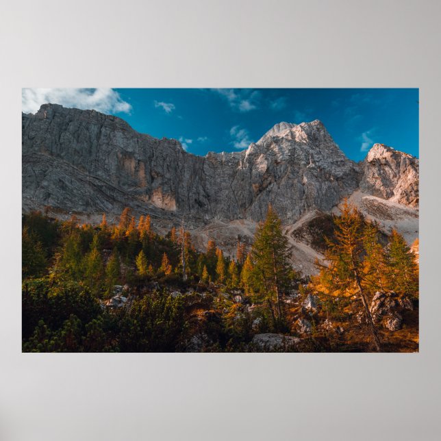 Póster Otoño en las montañas (Frente)