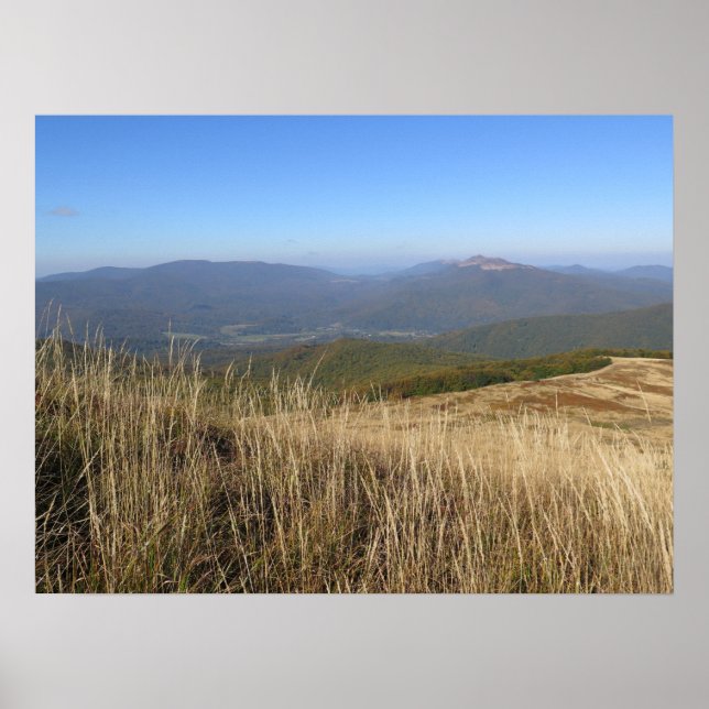 Póster Otoño en las montañas Bieszczady (Frente)