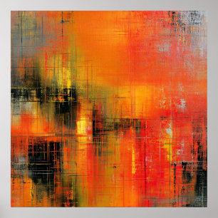 Póster Otoño en lo abstracto