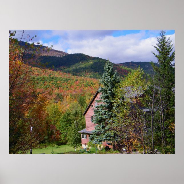Póster Otoño en los Adirondacks (Frente)