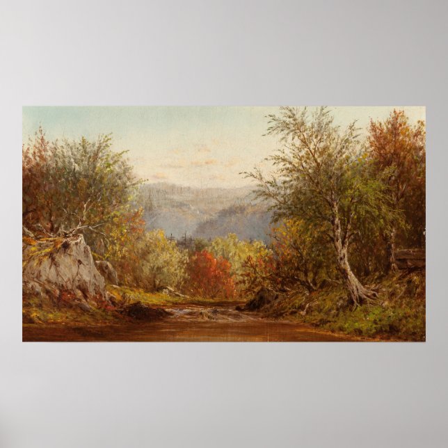 Póster Otoño en los Catskills – Charles W. Knapp (Frente)
