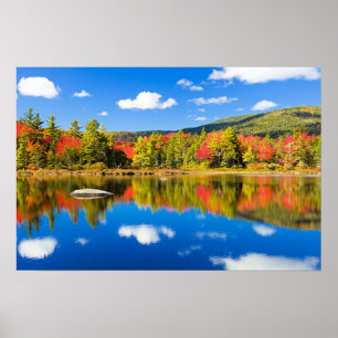 Póster Otoño en New Hampshire