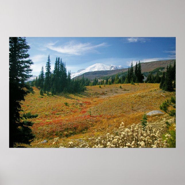 Póster Otoño en Rainier (Frente)