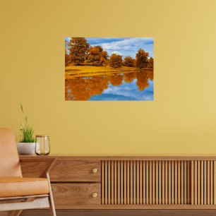 Póster Otoño junto al Lago
