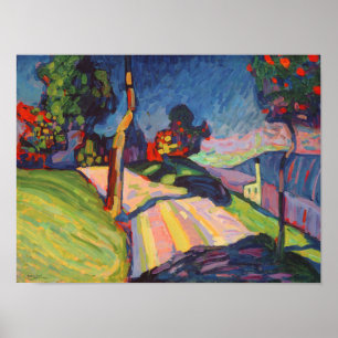 Póster Otoño Landscape, Murnau, 1908