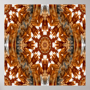 Póster Otoño nativo americano......