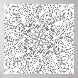 Póster Otoño Pacífico: Colorido Bosque