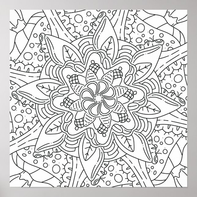 Póster Otoño Pacífico: Colorido Bosque (Frente)