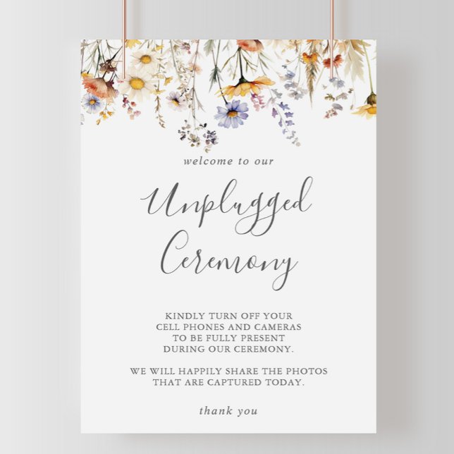 Póster Otoño Sunshine Wildflower Desenchufado Rótulo de C (Subido por el creador)