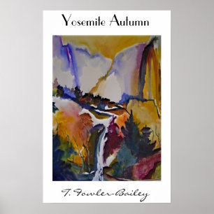 Póster Otoño Yosemite De T. Fowler-Bailey