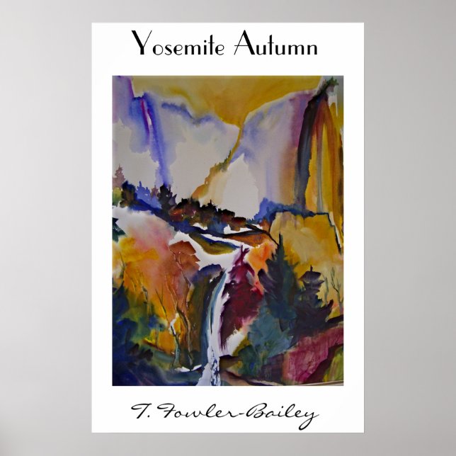 Póster Otoño Yosemite De T. Fowler-Bailey (Frente)