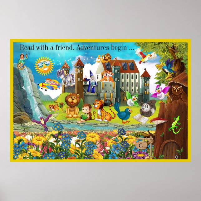 Póster Otra gran lectura - Poster de alfabetización (Frente)