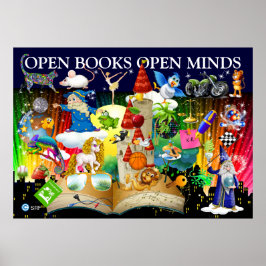 Póster Otra lectura del profesor - Poster de alfabetizaci