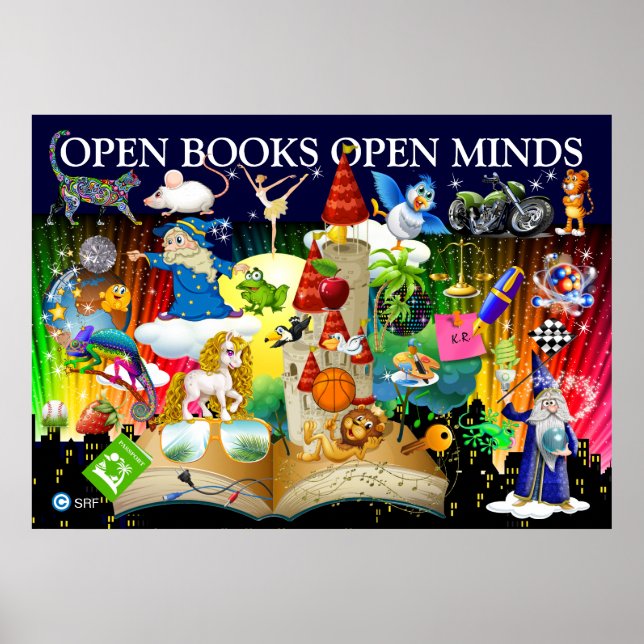 Póster Otra lectura del profesor - Poster de alfabetizaci (Frente)