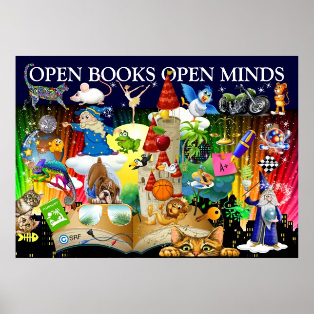 Póster Otra lectura del profesor - Poster de alfabetizaci (Frente)