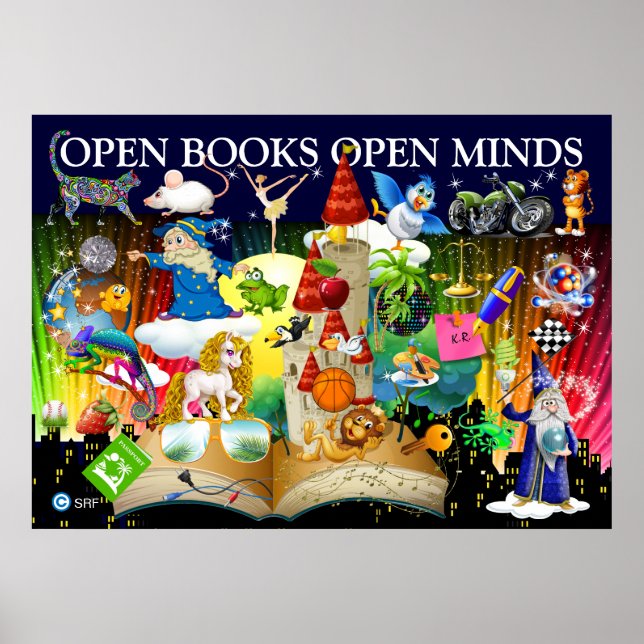 Póster Otra lectura del profesor - Poster de alfabetizaci (Frente)