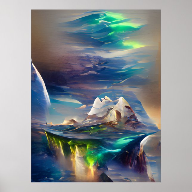 Póster Otro Hielo Terrestre Y Mar (Frente)