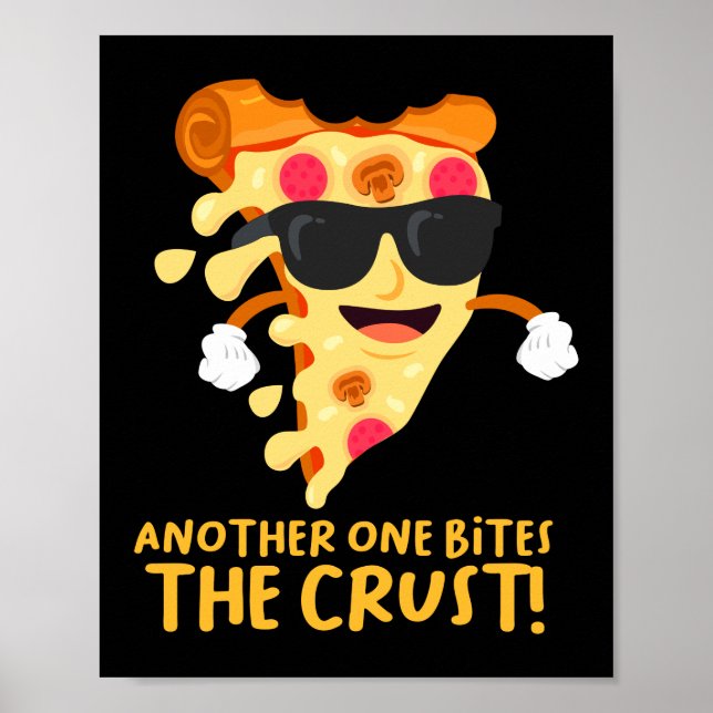 Póster Otro muerde El Divertido Pizza Crust (Frente)