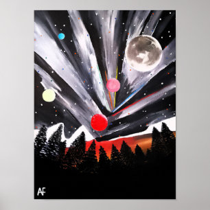 Póster Otro mundo Pintura de Alfred Fox