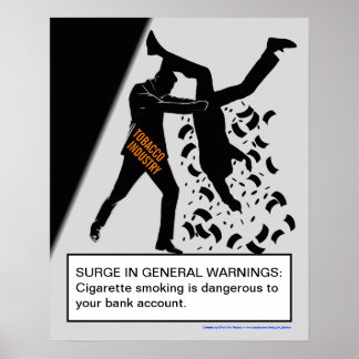 Póster Otro poster anti-tabaco