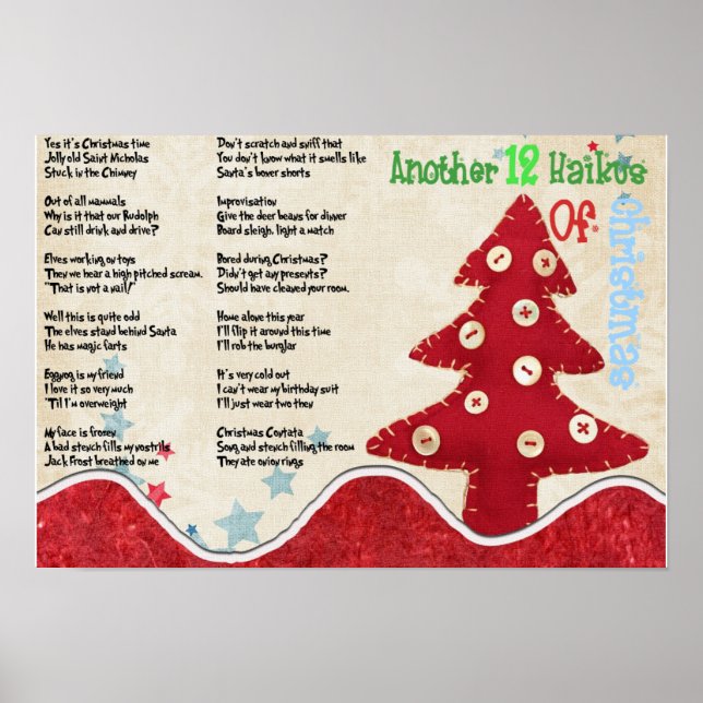 Póster Otros 12 Haikus De Navidades (Frente)