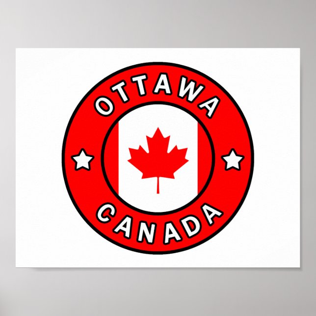 Póster Ottawa Canada (Frente)