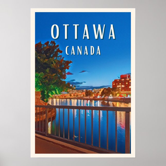 Póster Ottawa: Capitale dynamique du Canada (Frente)