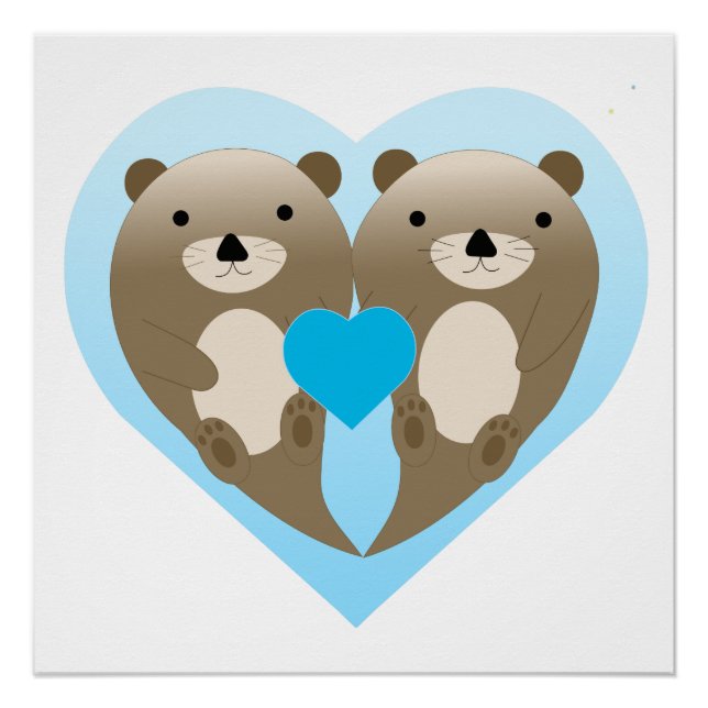 Póster Otter Love (Anverso)
