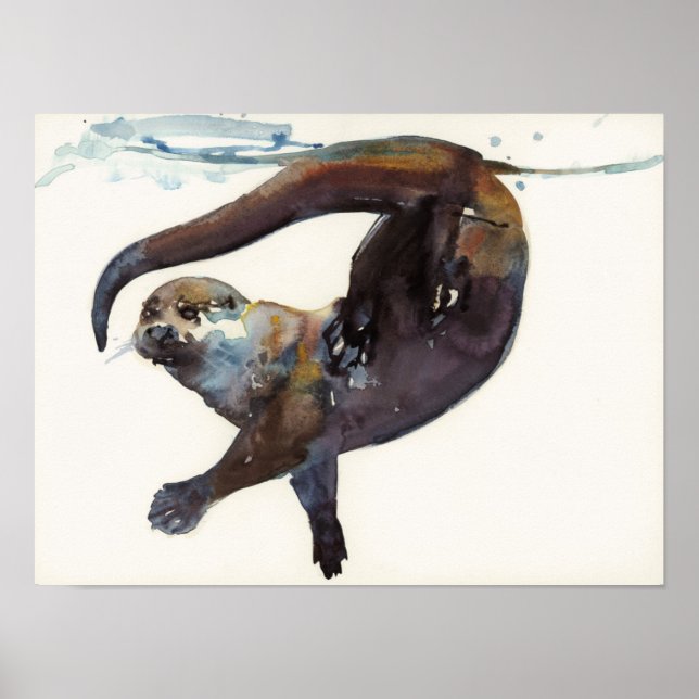 Póster Otter Study II -'Talisker' (Frente)