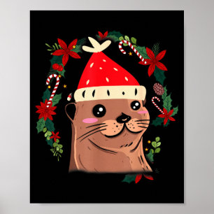 Póster Otter Ugly Navidad Navidad Invierno 