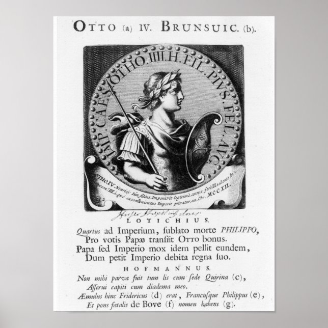 Póster Otto IV de Brunswick (Frente)